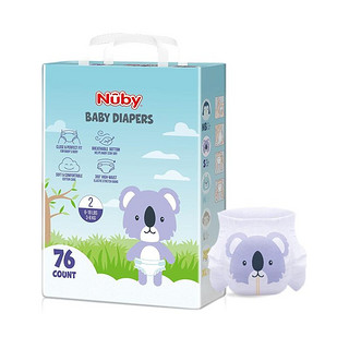 PLUS会员：Nuby 努比 zoo系列 婴儿纸尿裤 S76片