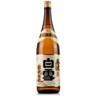 BaiXue 白雪 日本原瓶进口经典丹波白雪清酒1.8L