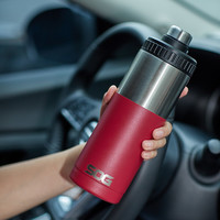 SOG 索格 530ml大容量壶宽口径双层真空304不锈钢饮水杯便携随行杯