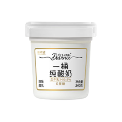 新希望 一桶纯酸奶  原味  340g