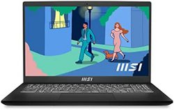 MSI 微星 现代15 15.6英寸笔记本电脑（I7-1225U,Intel Iris Xe显卡,DDR IV 8GB,512GB NVMe PCIe SSD）