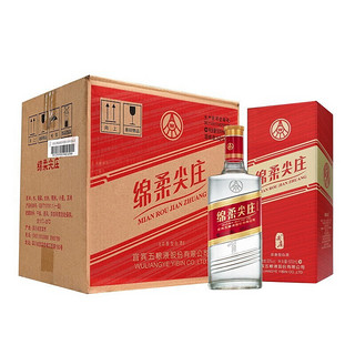 WULIANGYE 五粮液 股份公司出品 纯粮食高度白酒 绵柔尖庄盒装50度 500mL*6瓶