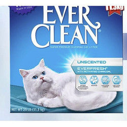 EVER CLEAN 铂钻 蓝白标 膨润土猫砂 11.3kg