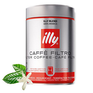 illy 意利 意大利 中度烘焙 经典咖啡粉 250g