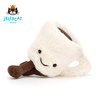 jELLYCAT 邦尼兔 A6EC 趣味浓缩咖啡杯毛绒玩具 乳白色 10cm