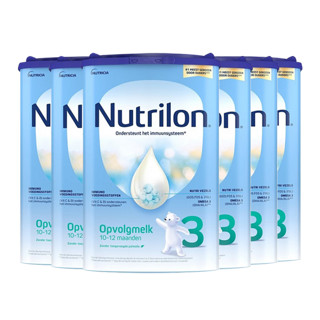 Nutrilon 诺优能 荷兰牛栏婴幼儿成长牛奶粉净含量800g 荷兰原装进口 3段6罐（10-12月）25年5月到期
