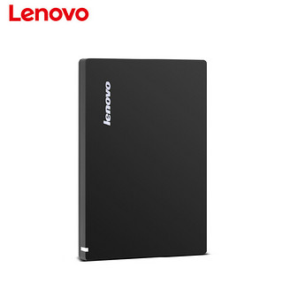 Lenovo 联想 移动硬盘F308 2T USB3.0高速可加密移动硬盘 1TB 黑色 官方标配