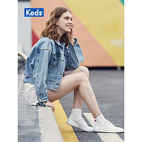 Keds 女士头层牛皮小白鞋 WH59025