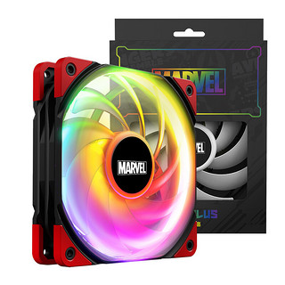 Thermaltake 曜越 钢铁侠版 ARGB 120mm 机箱散热风扇 单个装