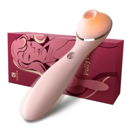 kisstoy Polly plus 二代 吮吸棒 3.5*16.8cm 粉色