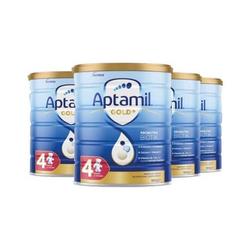 【限时特价】Aptamil 爱他美 金装版婴幼儿奶粉 900g 4段 4罐包邮装