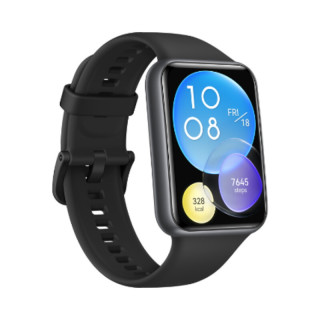 华为(HUAWEI) WATCH FIT 2 高清焕彩全面屏 蓝牙通话 自主健康管理血氧监测 强劲续航 fit2手表活力黑