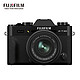 FUJIFILM 富士 X-T30 II/XT30 II 微单相机 套机（15-45mm镜头 ) 黑色 2610万像素 18种胶片模拟 视频提升　