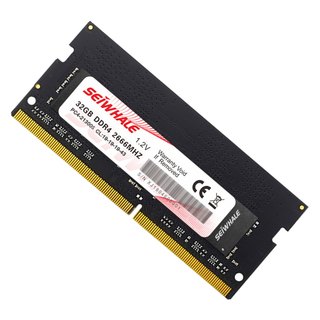 SEIWHALE 枭鲸 SW-NB32 DDR4 2666MHz 笔记本内存 普条 黑色 32GB