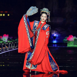 NAN YA JI 南雅集 百年相欢 明制汉服 女士中衣+圆领袄+马面+大衫+霞帔 五件套