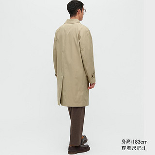 优衣库 男装 男士风衣(中长款大衣) 449889 UNIQLO