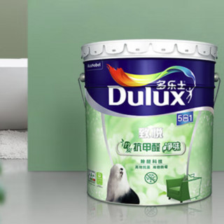 Dulux 多乐士 A8146 墙面漆套装 致悦抗甲醛净味5合1墙面漆18L*2+全能卫士无添加底漆15L