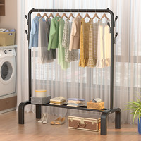 简易晾衣架落地折叠阳台晒衣服架子家用卧室家用晾衣杆室内挂衣架