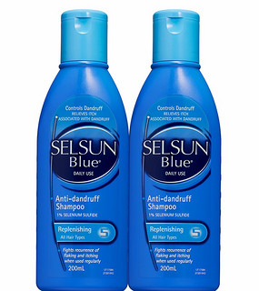 Selsun blue 洗发水套装 (滋养修护200ml+深层洁净200ml)