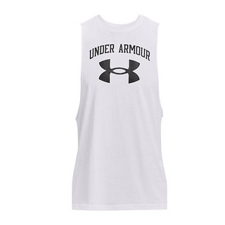 UNDER ARMOUR 安德玛 Big Logo 男子运动T恤 1365205-100 白色 S