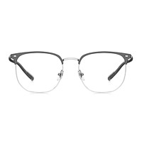 BOLON 暴龙&ZEISS 蔡司 BJ7130 银黑色合金眼镜框+1.67折射率 非球面镜片 冰蓝膜