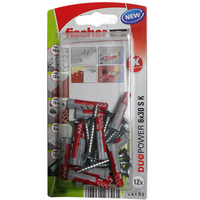 fischer 慧鱼 带钉卡装 12套 6*30mm