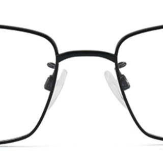 CHARMANT 夏蒙&ZEISS 蔡司 GA系列 GA38089-55 黑色纯钛眼镜框+视耐特系列 1.67折射率 非球面镜片