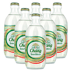 Chang 象牌 泰国进口 泰象牌Chang大象苏打水0糖0卡0脂气泡水  325ml*6瓶