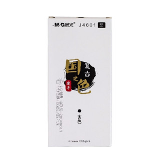 M&G 晨光 J4601 按动中性笔 玄色 0.5mm 12支装