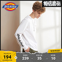 Dickies字母印花圆领长袖T 男2021秋冬新品上衣9477