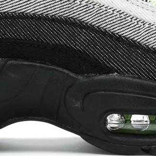 耐克 Nike Air Max 95 Denham男子时尚运动跑步鞋DD9519-001 37.5 Black/Volt-Summit White
