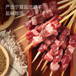 1号会员店 宁夏盐池滩羊 羔羊肉串 净重 600g（20串）
