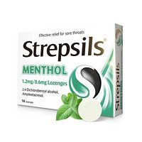 Strepsils 使立消 润喉糖 薄荷味 16粒