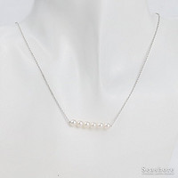 Akoya 女士珍珠项链SV925 时尚配件珍珠饰品
