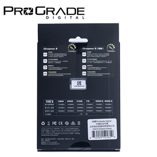 ProGrade Digital 铂格瑞 Gobalt CFexpress TypeB卡1700M/S 铂金版325GB