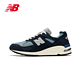  new balance 990v2系列 男女款休闲运动鞋 M990TB2　