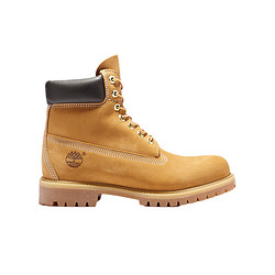 Timberland 添柏岚 男士卡其色高帮简约百搭系带休闲鞋10061w