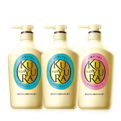 KUYURA 可悠然 美肌沐浴露 550ml*3