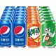 pepsi 百事 可乐12+七喜6+美年达6 共24罐