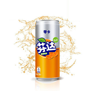 Fanta 芬达 无糖 汽水 橙味