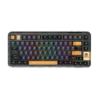 Cool Killer CK75 80键 三模机械键盘 黑武士 线性喵喵轴 RGB