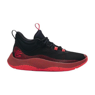 UNDER ARMOUR 安德玛 Curry Hovr Splash 男子篮球鞋 3024719-004 黑红色 42.5