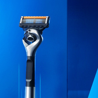 Gillette 吉列 锋隐致顺系列 剃须套装 (1光滑刀架+5刀头+磁力底座+旅行盒) 京东PLUS会员联名款