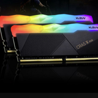 KLEVV 科赋 CRAS X RGB DDR4 3200MHz RGB 台式机内存 灯条 灰色 16GB 8GB*2
