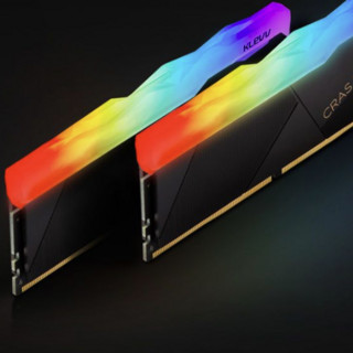 KLEVV 科赋 CRAS X RGB DDR4 3200MHz RGB 台式机内存 灯条 灰色 16GB 8GB*2