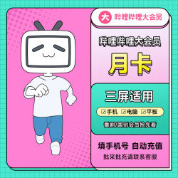 哔哩哔哩影视会员_bilibili 哔哩哔哩 大会员月卡多少钱-什么值得买