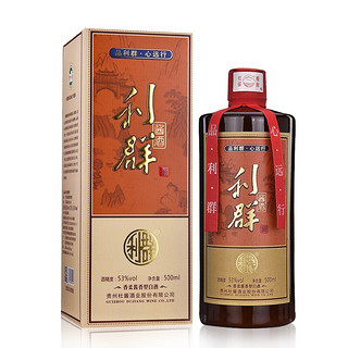 利群 酱酒 53%vol 酱香型白酒 500ml*6瓶 礼盒装