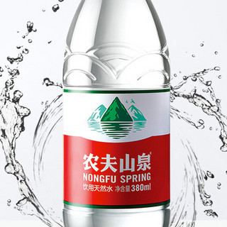 NONGFU SPRING 农夫山泉 饮用天然水 380ml*24瓶*2箱