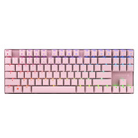 CHERRY 樱桃 MX8.2TKL 87键 2.4G蓝牙 多模机械键盘 粉色 红轴 RGB