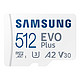 有券的上：SAMSUNG 三星 MB-MC512KA Evo Plus MicroSD存储卡 512GB